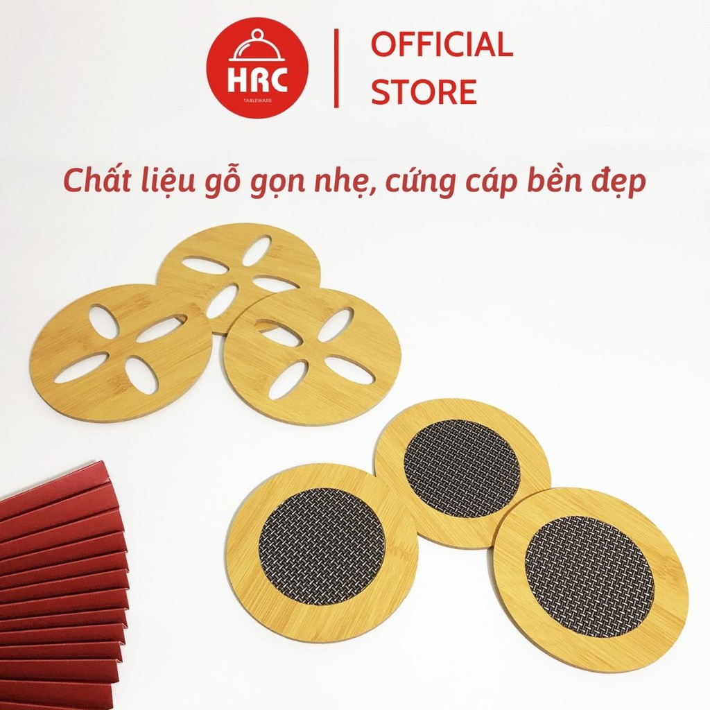 Đế lót nồi bằng gỗ tre (HÀNG TỐT-GIÁ RẺ) Rế lót nồi sang trọng tiện dụng