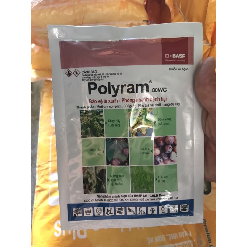 Thuốc trừ bệnh Polyram 80wg (gói 100gr)