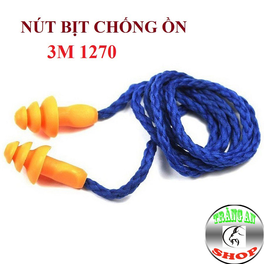 Nút Bịt Tai Chống Ồn 3M 1270, Giảm Ồn, Cách Âm, Kháng Nước, Chống Bụi Bẩn Dạng Hạt nhỏ