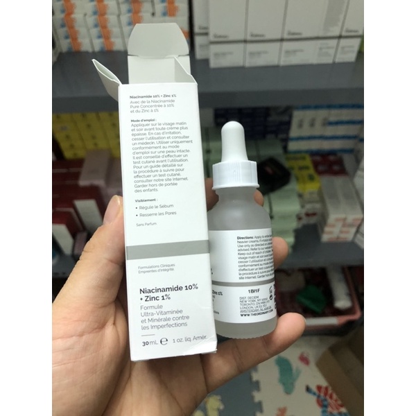 [Bản Canada] Tinh Chất The Ordinary Niacinamide 10% + Zinc 1%
