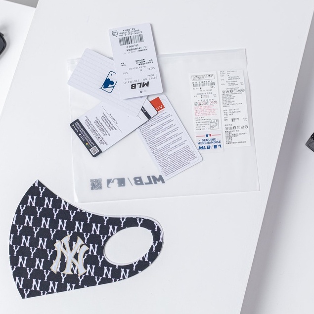 MLB (Full Túi Zip) 1 Khẩu Trang Vải Poly 2 Da Kháng Khuẩn Thoáng Khí Chống Bụi / Sương Mù In Chữ Ny La