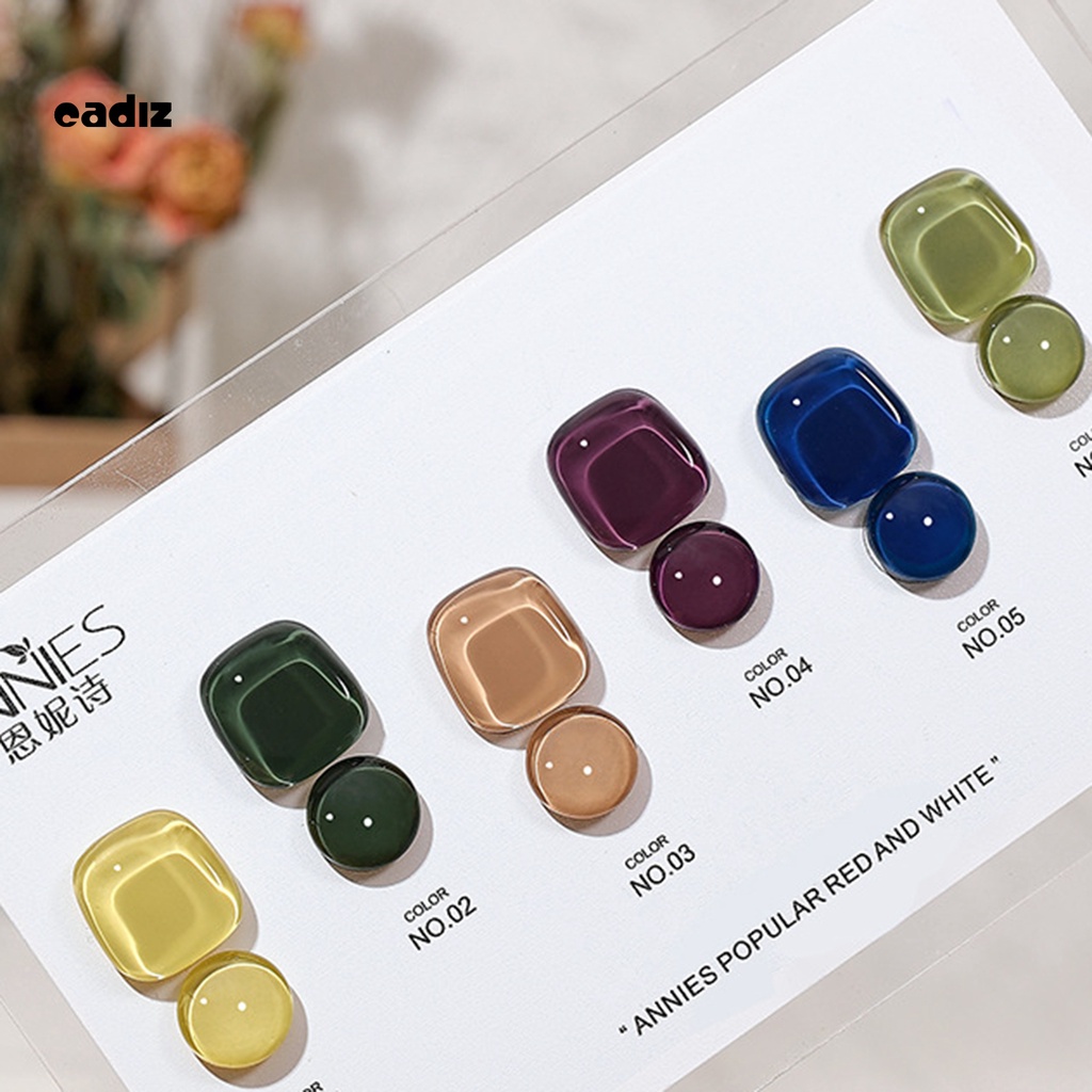 [Hàng mới về] Sơn móng tay gel uv không mùi màu trơn đơn giản thời trang dành cho nữ