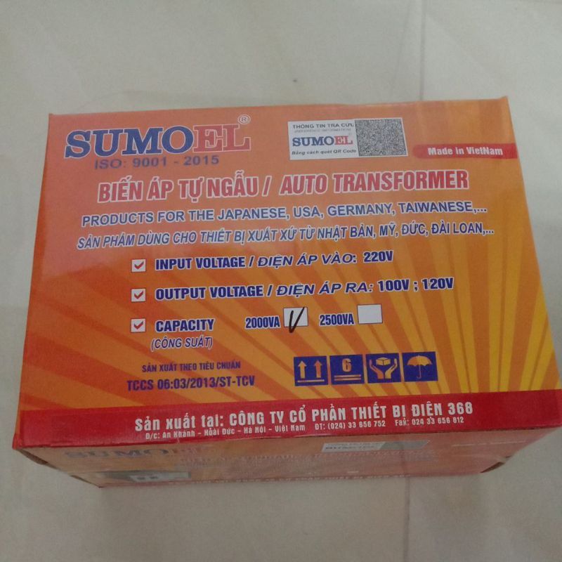 Biến áp tự ngẫu (đổi nguồn) trong nhà 1000VA, 1500VA, 2000VA