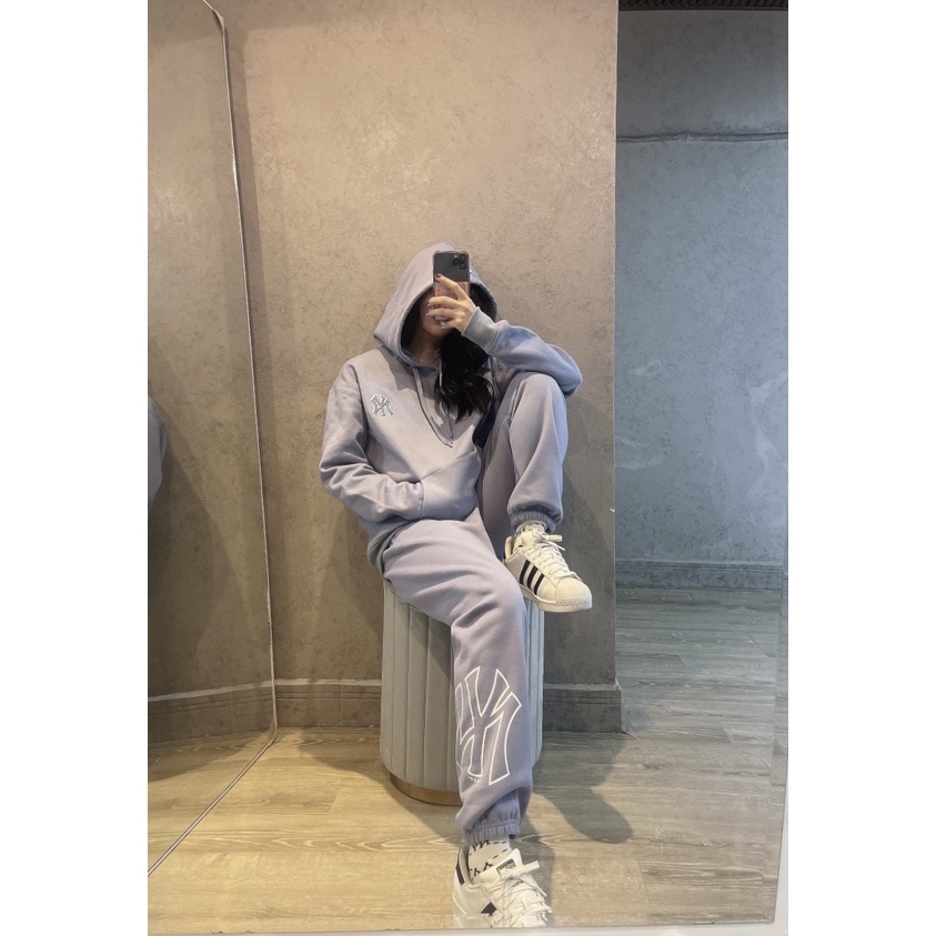 Set Hoodie NY Nỉ  Hàng Xuất Xịn
