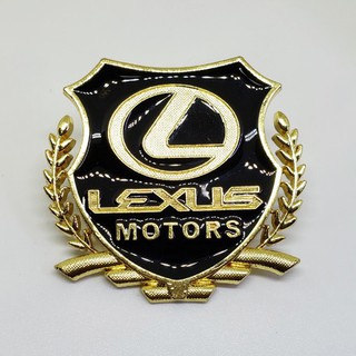 Bộ 2 Logo dạng Bông lúa theo xe Lexus