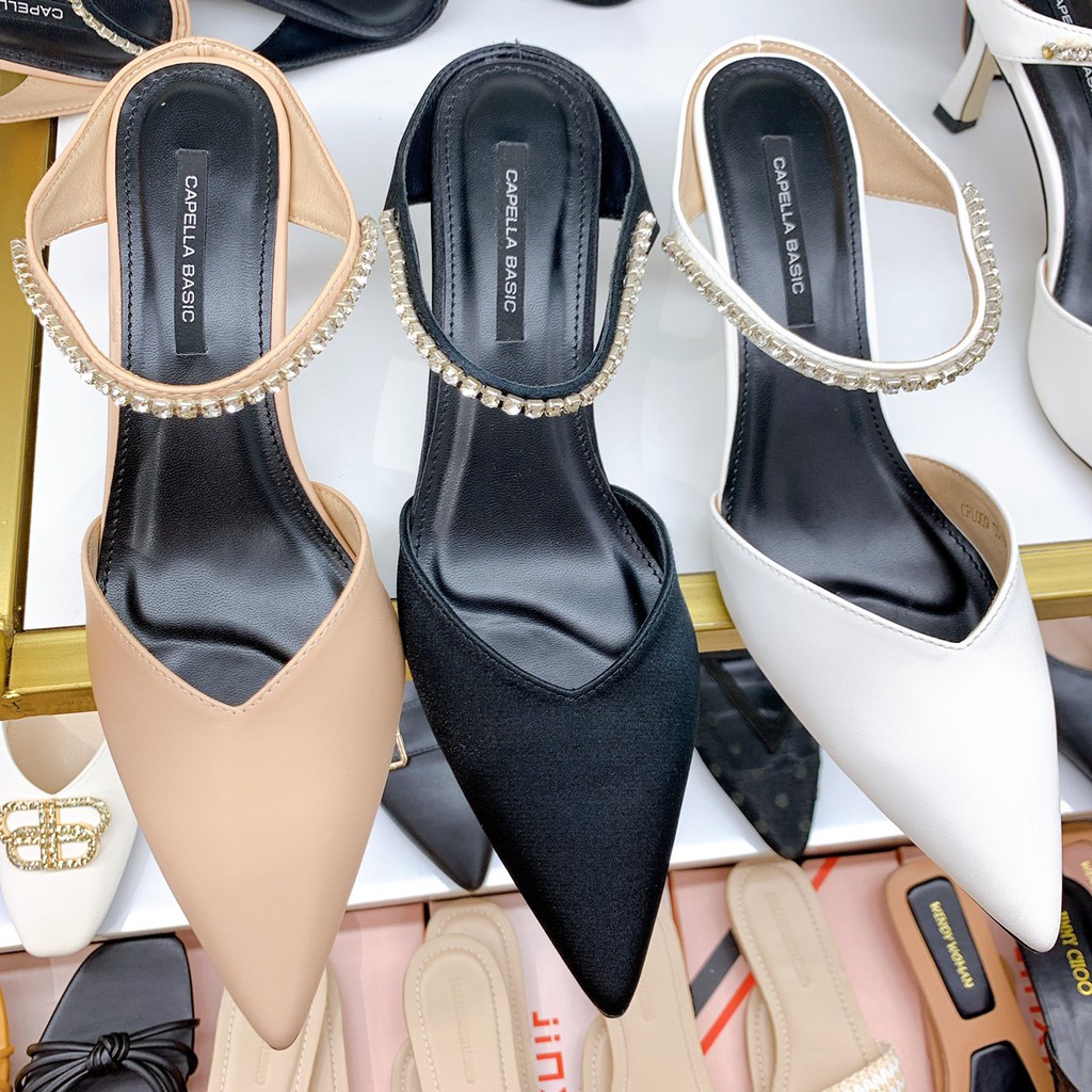 DÉP SỤC GÓT NHỌN 7P QUAY ĐÁ A598