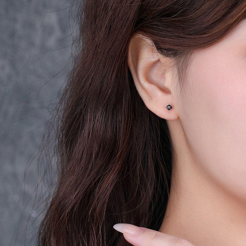 Bông Tai Thanh Lịch Không Gây Dị Ứng S925|Khuyên Tai Mini Chống Nghẹt Thời Trang