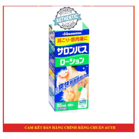 Dầu Nóng Xoa Bóp Salopas Hisamitsu Chai Lăn Tiện Lợi Nhật Bản 85ml