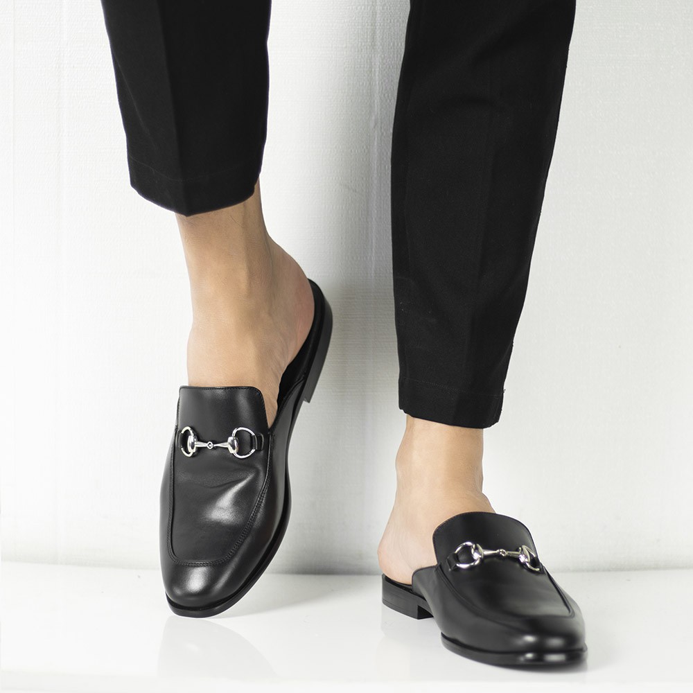 Giày tây FANGY Slipper - Black