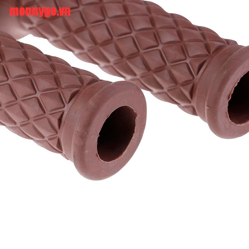 [monnygo]available hot retro cafe racer parts rubber motorbike grip for mot