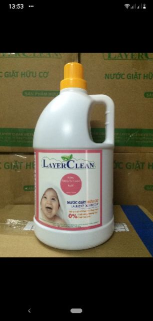 Nước giặt hữu cơ Layer Clean hương nước hoa 4L