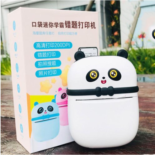 Mini Printer Thermal Bluetooth Pocket Picture Photo Receipt Note Printer 200dpi