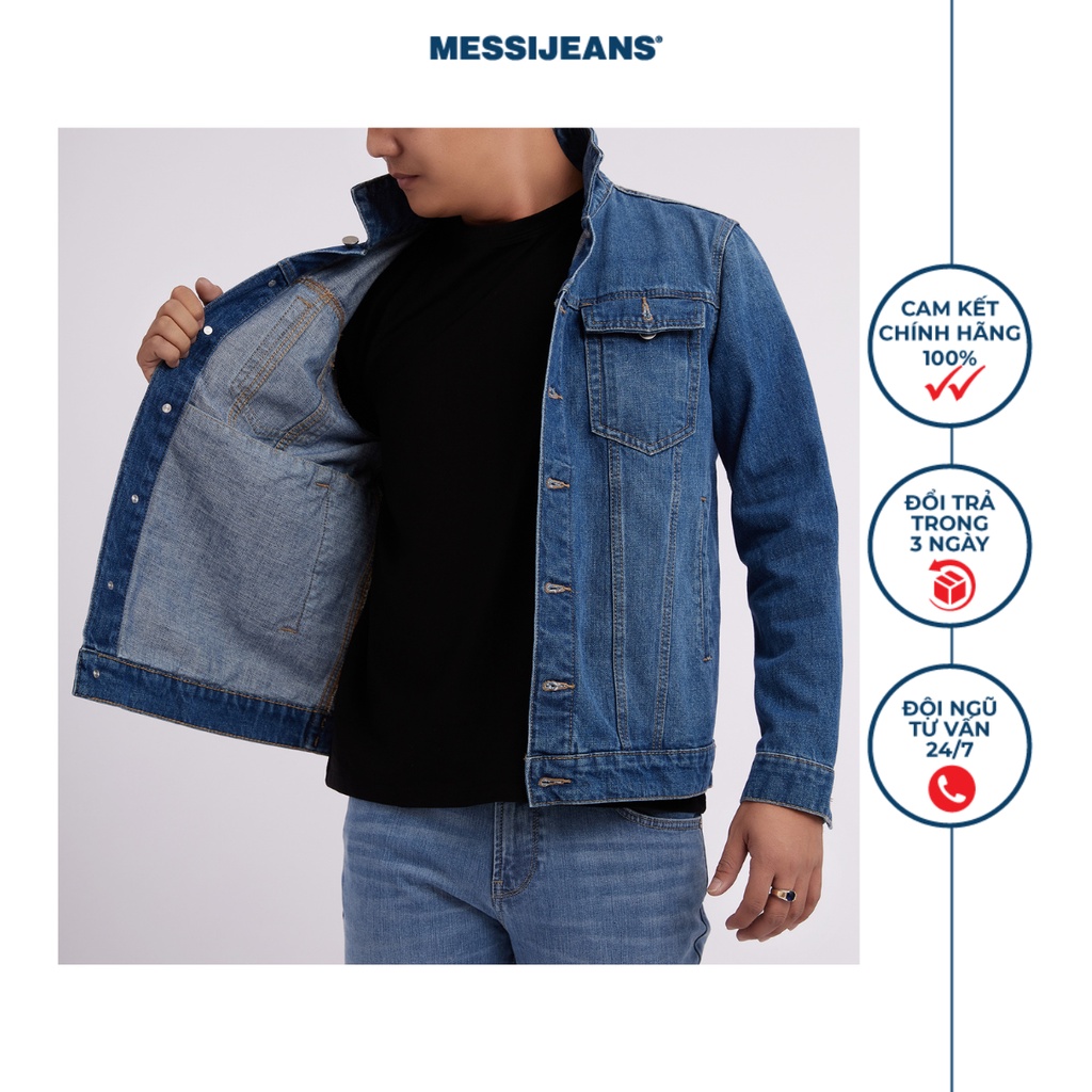 Áo khoác jeans nam MESSIJEANS MJB0135