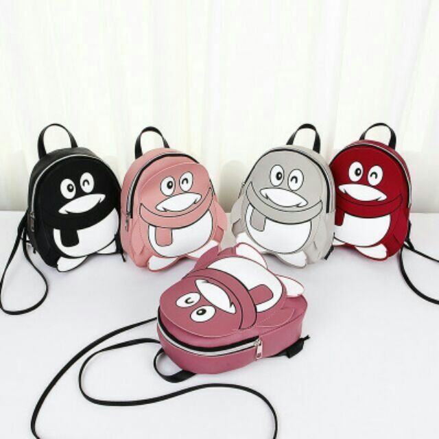 Balo mini chim cánh cụt.