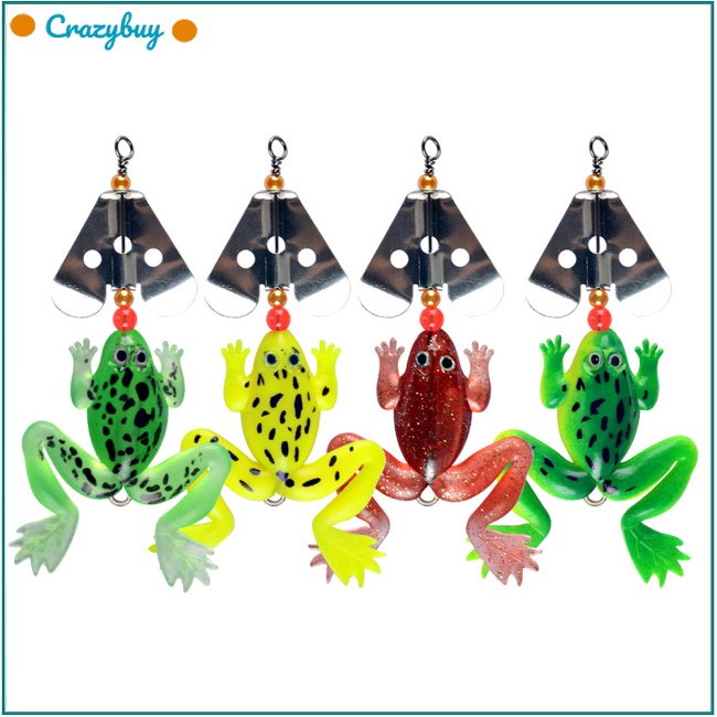 Cr Mồi Câu Cá Giả Hình Ếch 9cm 6g