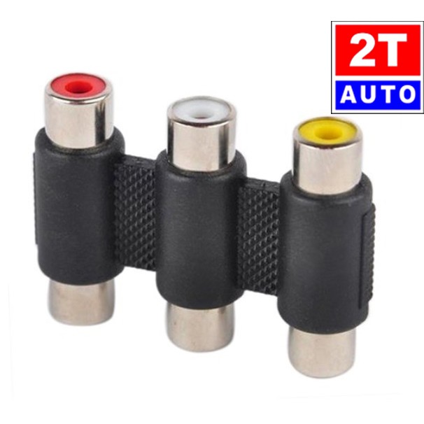 Jack kết nối, đầu giắc kết nối cáp AV 3 cổng: SKU:291