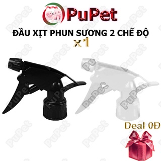 Đầu vòi xịt nhựa tưới nước phun sương thay thế 2 chế độ có kèm ống - PuPet Shop