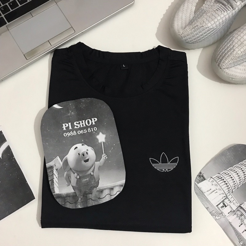 Áo thun nam thể thao cổ tròn chất thông hơi siêu mát