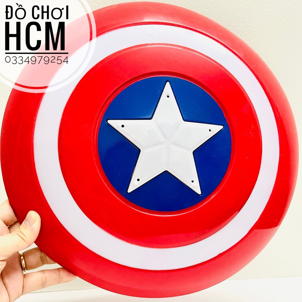 [HOT] Đồ chơi trẻ em khiên đội trưởng Mỹ Captain Amerrican dùng pin, có âm thanh, ánh sáng dành cho bé trai