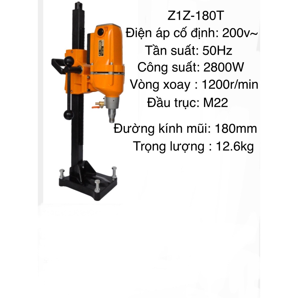 Khoan rút lõi BoSun Z1Z - 180T Chính hãng
