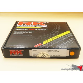 Nhông sên dĩa RK có phốt 428ELO cho Exciter 150