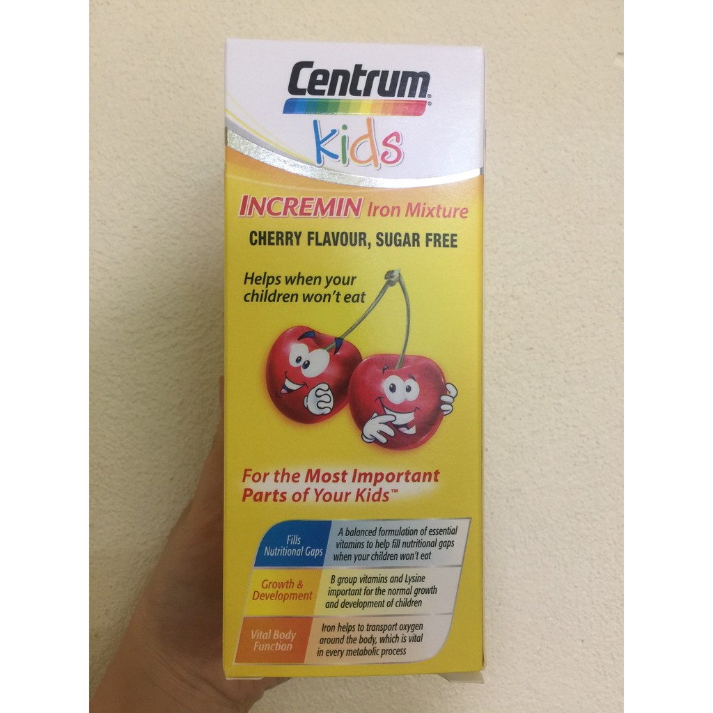 VITAMIN ICREMIN CENTRUM KIDS MẪU MỚI NHẤT HƯƠU CAO CỔ GIÚP BÉ ĂN NGON KHỎE TĂNG ĐỀ KHÁNG (ÚC) 𝐁𝐞𝐞 𝐇𝐨𝐮𝐬𝐞