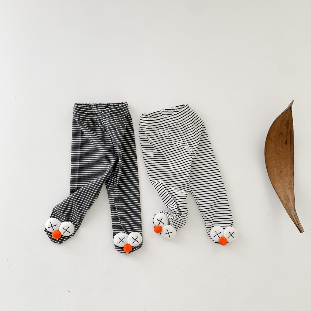 Quần tất cotton họa tiết kẻ sọc cho trẻ sơ sinh