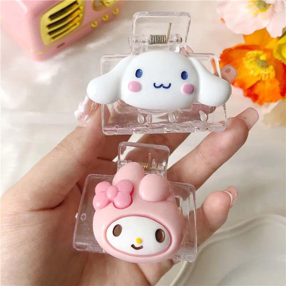 Kẹp Tóc Hình Móng Vuốt Mèo Bằng Nhựa Resin Lấp Lánh Dễ Thương Phong Cách Lolita