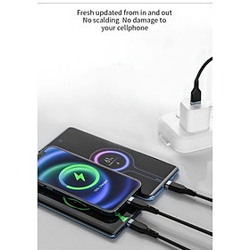 Cáp Dữ Liệu WiWu Platinum Cable PT02 USB - Type-C - Hàng Chính Hãng