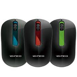 Chuột máy tính neo wm188 wireless mouse red/turquoise /green