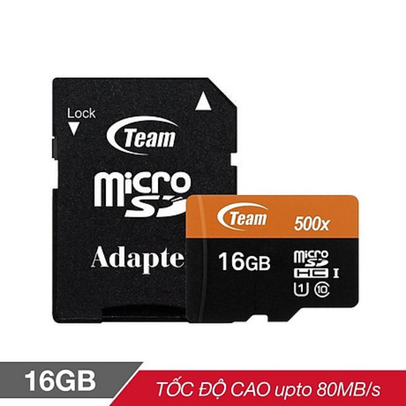 Thẻ nhớ điện thoại 16Gb đồng giá tất cả các hãng - tặng kèm adapter