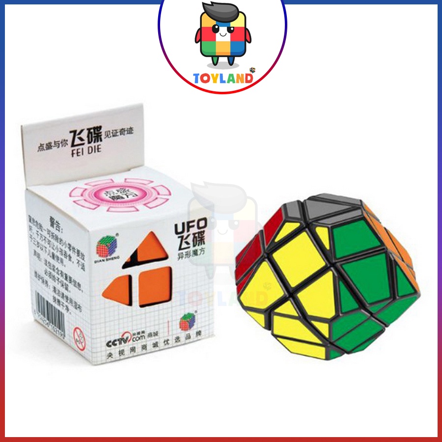 Rubik UFO Cube 3x3 DianSheng Rubic Biến Thể FeiDie Đồ Chơi Lắp Ráp Xếp Hình