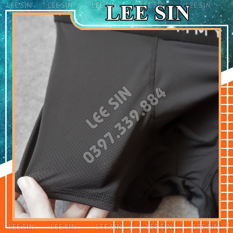 Quần lót nam thông hơi mềm mát, quần sịp nam boxer thông hơi kháng khuẩn co dãn 4 chiều - LEESIN