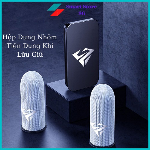 Bao tay chơi game SHEZI S02 pro sợi bạc thủy tinh cao cấp 2 ngón, Găng tay chơi game chống mồ hôi tay hiệu quả mẫu 2022