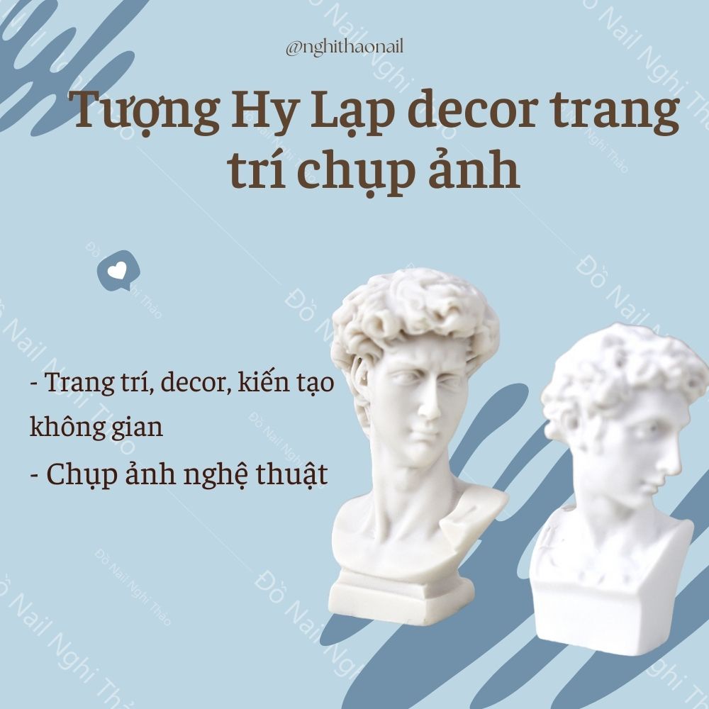 Tượng Hy Lạp decor trang trí chụp ảnh