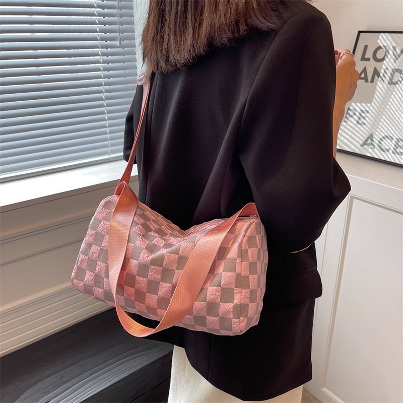 Túi Đeo Chéo 2022 Họa Tiết Caro Thời Trang Mùa Hè Cho Nữ