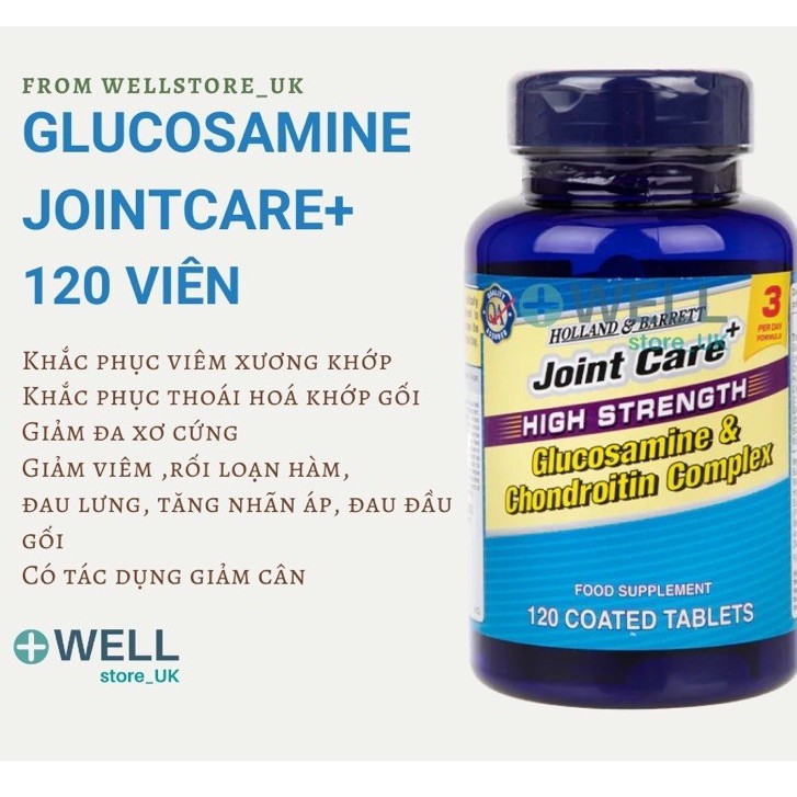 [ CHÍNH HÃNG + BILL ] GLUCOSAMINE JOINT CARE 120 viên