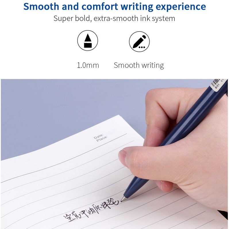 Bút Bi 1.0mm 4 MàuTrong 1 Đầu Bắm BAOKE-B61