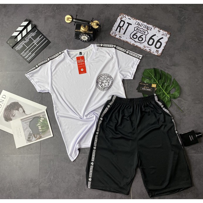 Bộ hè nam, bộ thun nam cộc tay In logo hàng Full size - BN05 | BigBuy360 - bigbuy360.vn