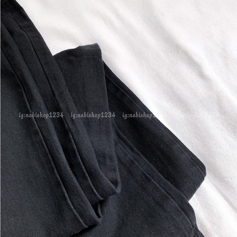 Quần Ống Rộng Suông Nữ Lưng Cao Vải Jeans Mã 3167 + 5043 Nabishop1234 (ẢNH THẬT)