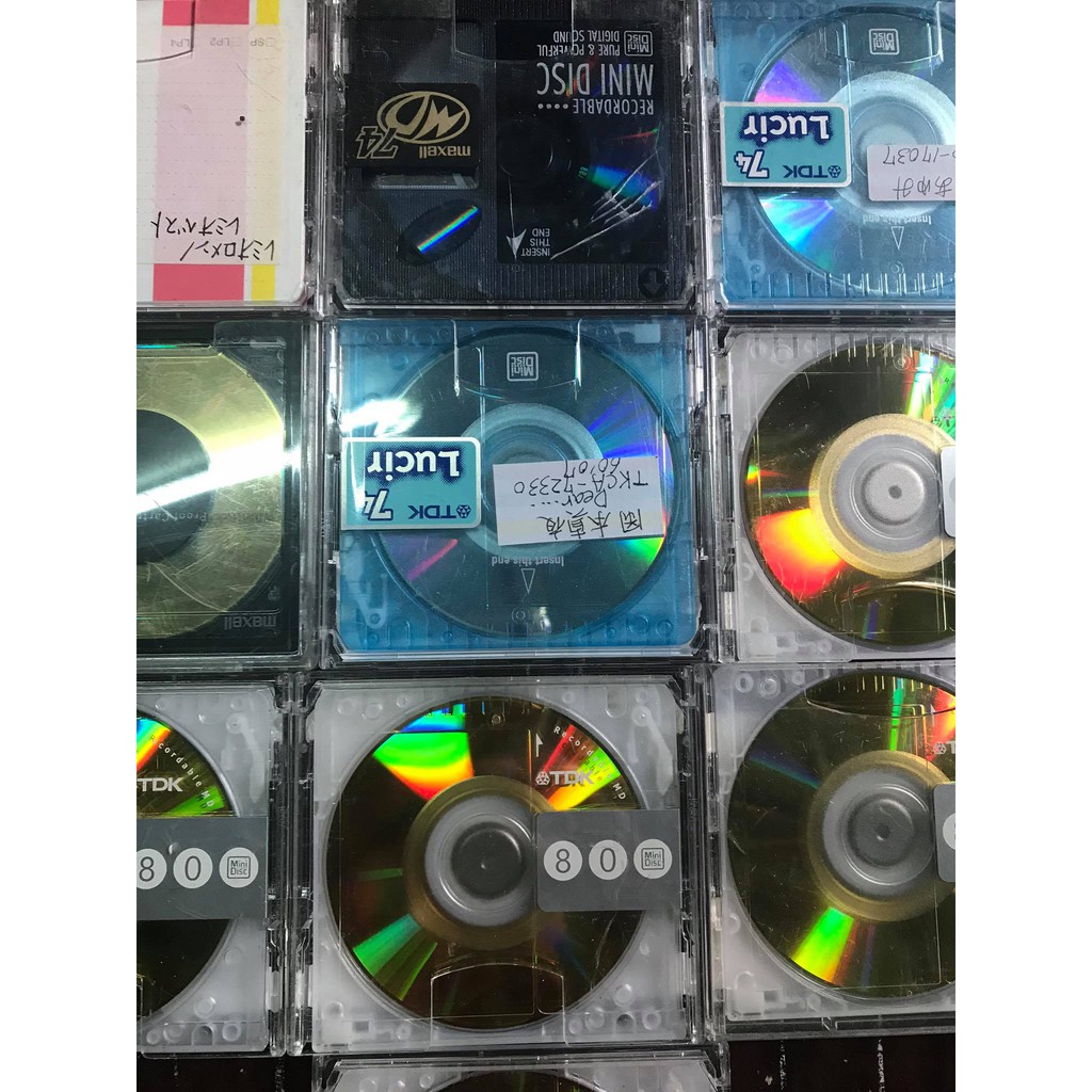 Đĩa md nội địa 10 cái (minidisc)
