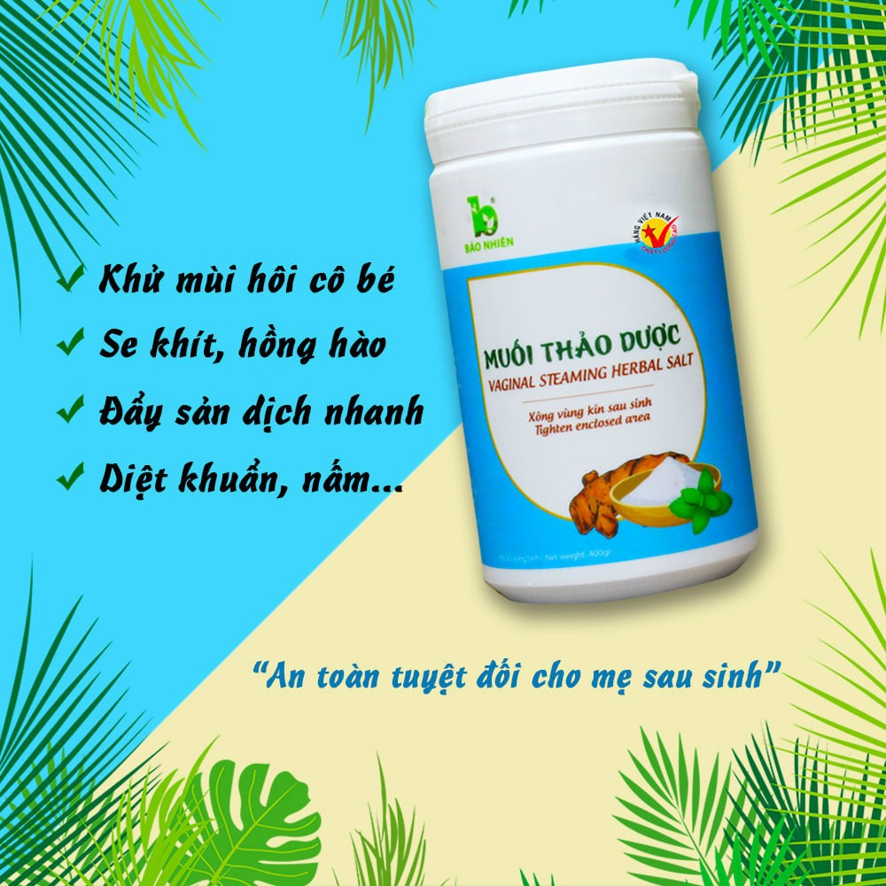 Muối thảo dược xông hơ Bảo Nhiên