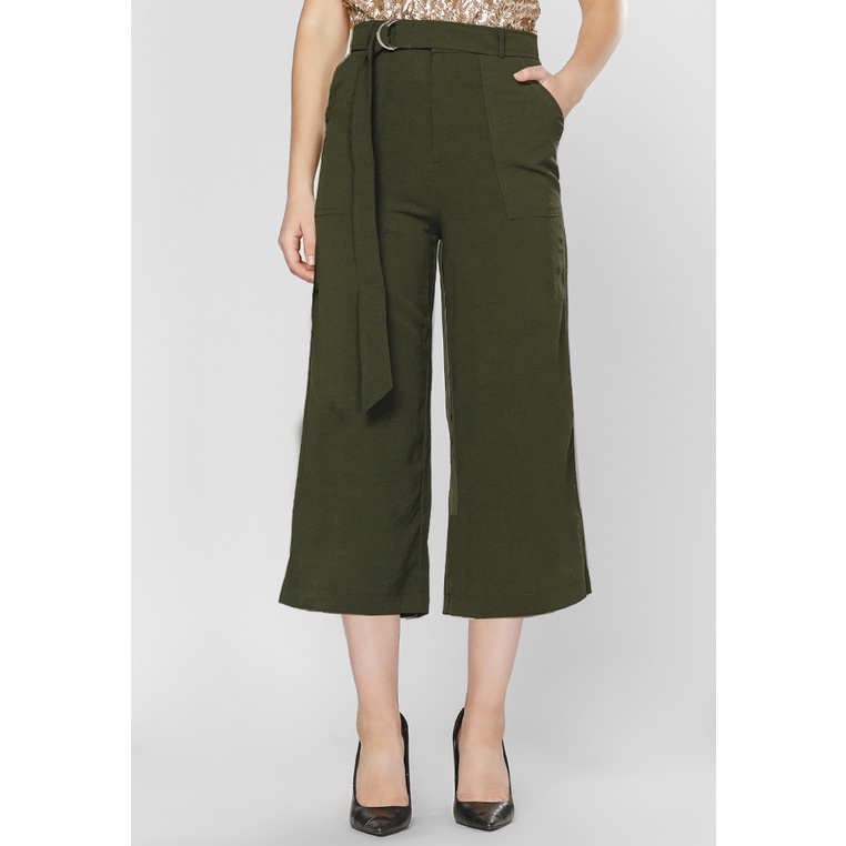  Quần Culottes Kèm Dây Lưng-ZART