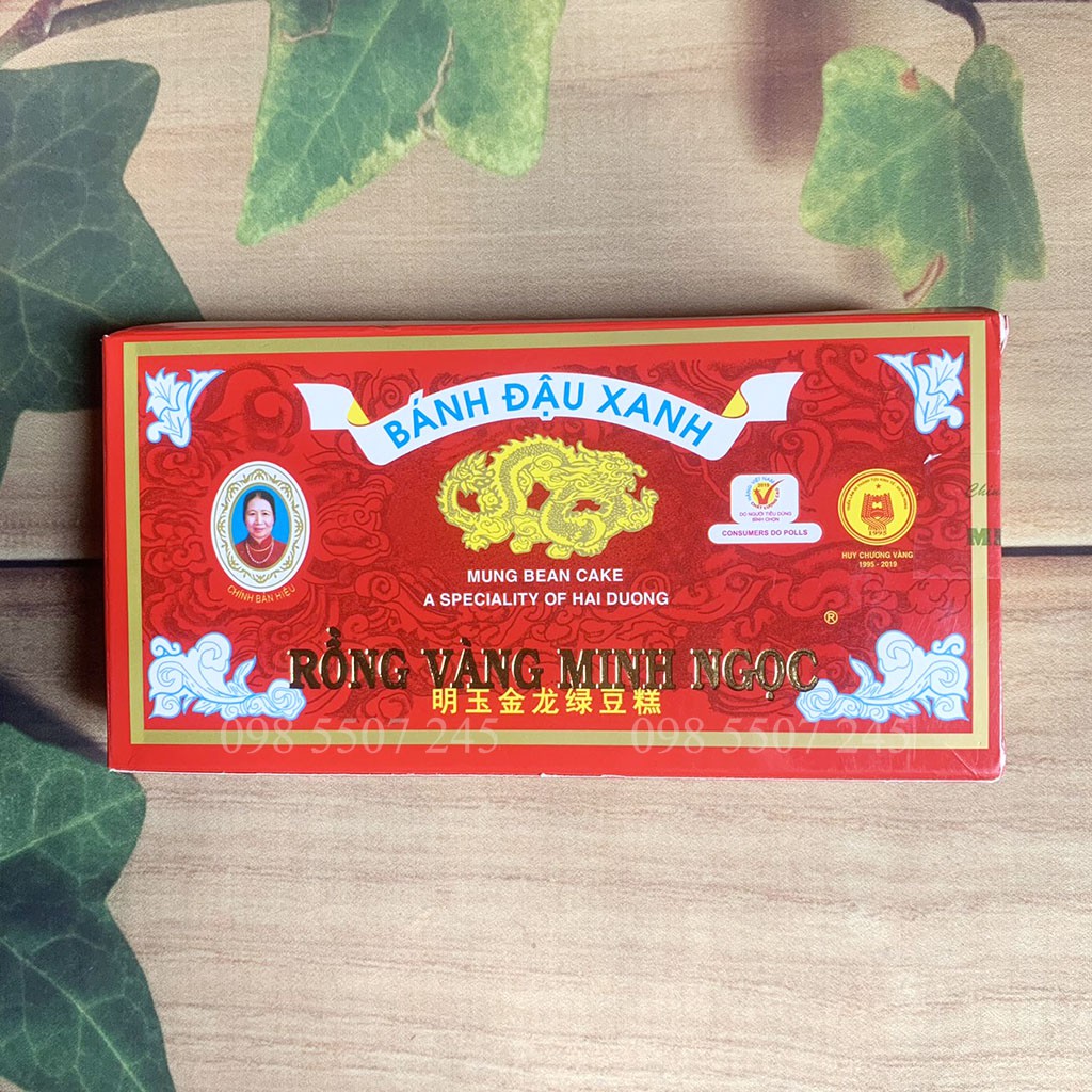 Bánh đậu xanh rồng vàng Minh Ngọc A6 240g - Đặc sản Hải Dương