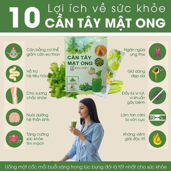 Mua 3 tặng 1 chai thủy tinh Bột cần tây mật ong ❤️Tặng Bình❤️ bột cần tây Giảm Cân, Da Sáng Dáng Xinh, thanh lọc cơ thể