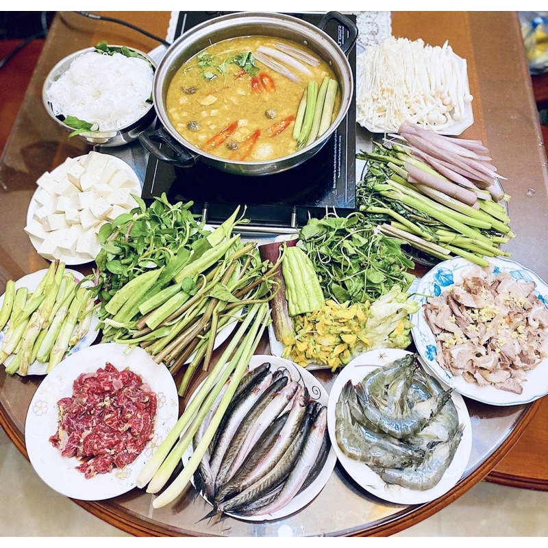 set Lẩu mắm cá kèo Cần Thơ