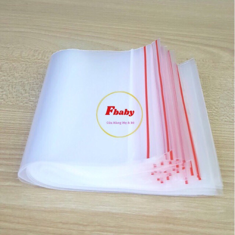 Túi Zip Túi Zip Đựng Thực Phẩm Bảo Quản Sữa Mẹ Trong Suốt Loại Dày Đẹp ( Size 14x20cm, size 20x28cm, Size 25x35cm)