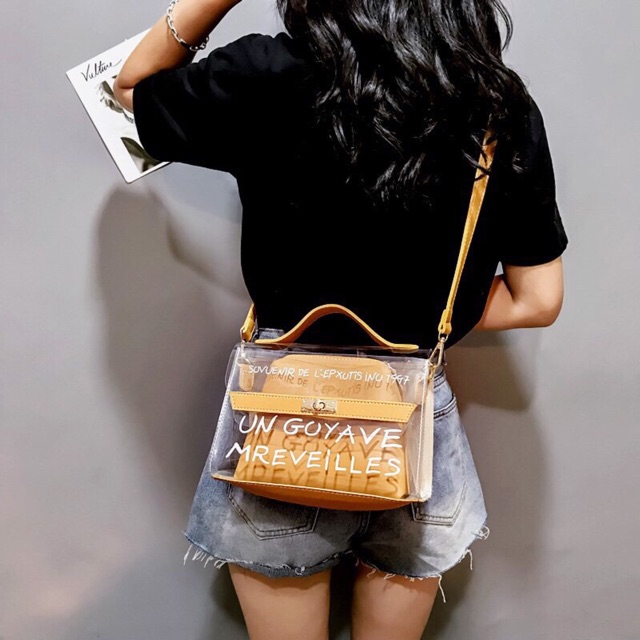 Túi trong suốt 2in1 hot trend mùa hè | BigBuy360 - bigbuy360.vn