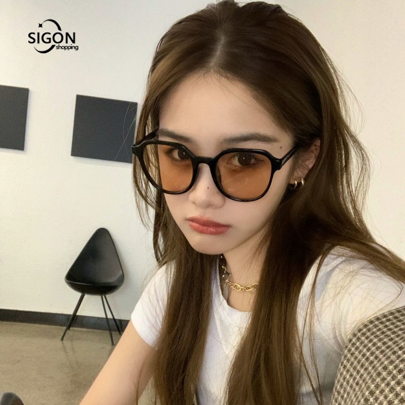 Kính Mát Phân Cực Mặt Vuông Màu Nâu Thời Trang Cho Nam Và Nữ