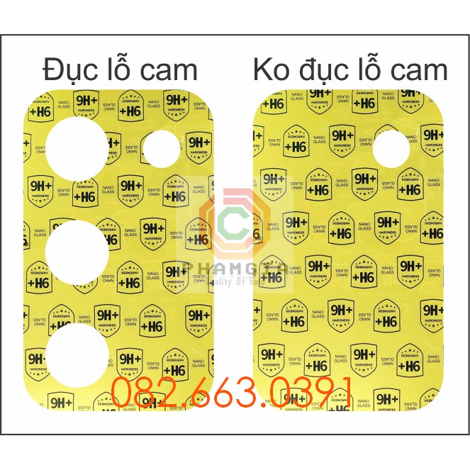 [ Mua 1 tặng 1]Cường lực camera Samsung A02s nano siêu bảo vệ